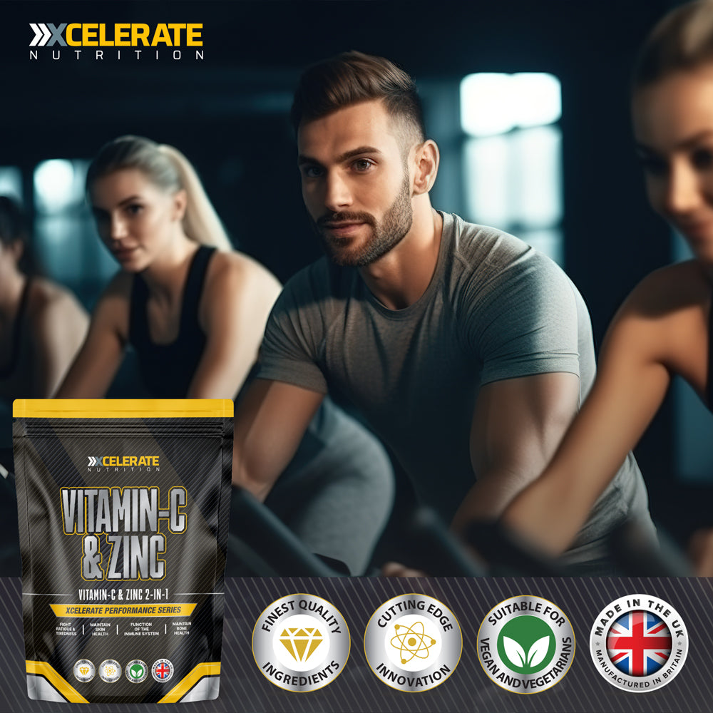 XCelerate Nutrition VITAMIN C & ZINC Vegan Tablets